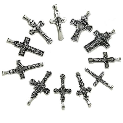 Vintage Style Geometric Pendant For Men, Made Of Durable 304 Stainless Steel