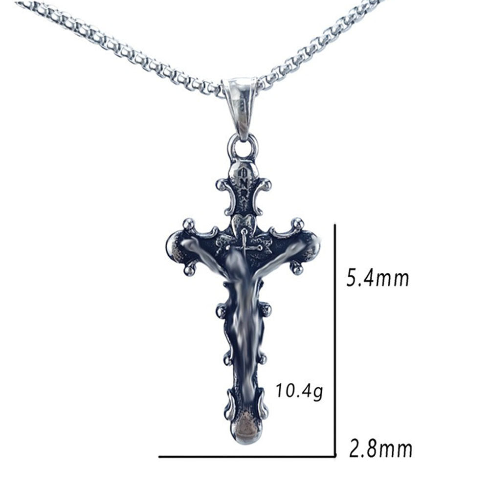 Vintage Style Geometric Pendant For Men, Made Of Durable 304 Stainless Steel