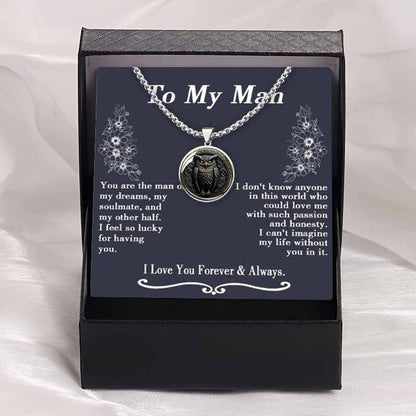 Sweet Owl Necklace For Unisex Featuring 304 Stainless Steel With Gem Inlay And Box Chain