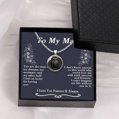 Sweet Owl Necklace For Unisex Featuring 304 Stainless Steel With Gem Inlay And Box Chain