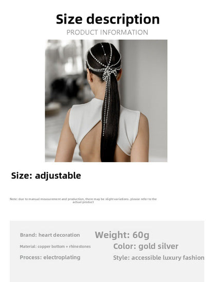 Pearl Jewelry Headband For Women In Silver, Made With Imitation Pearl, Perfect For Summer Commute