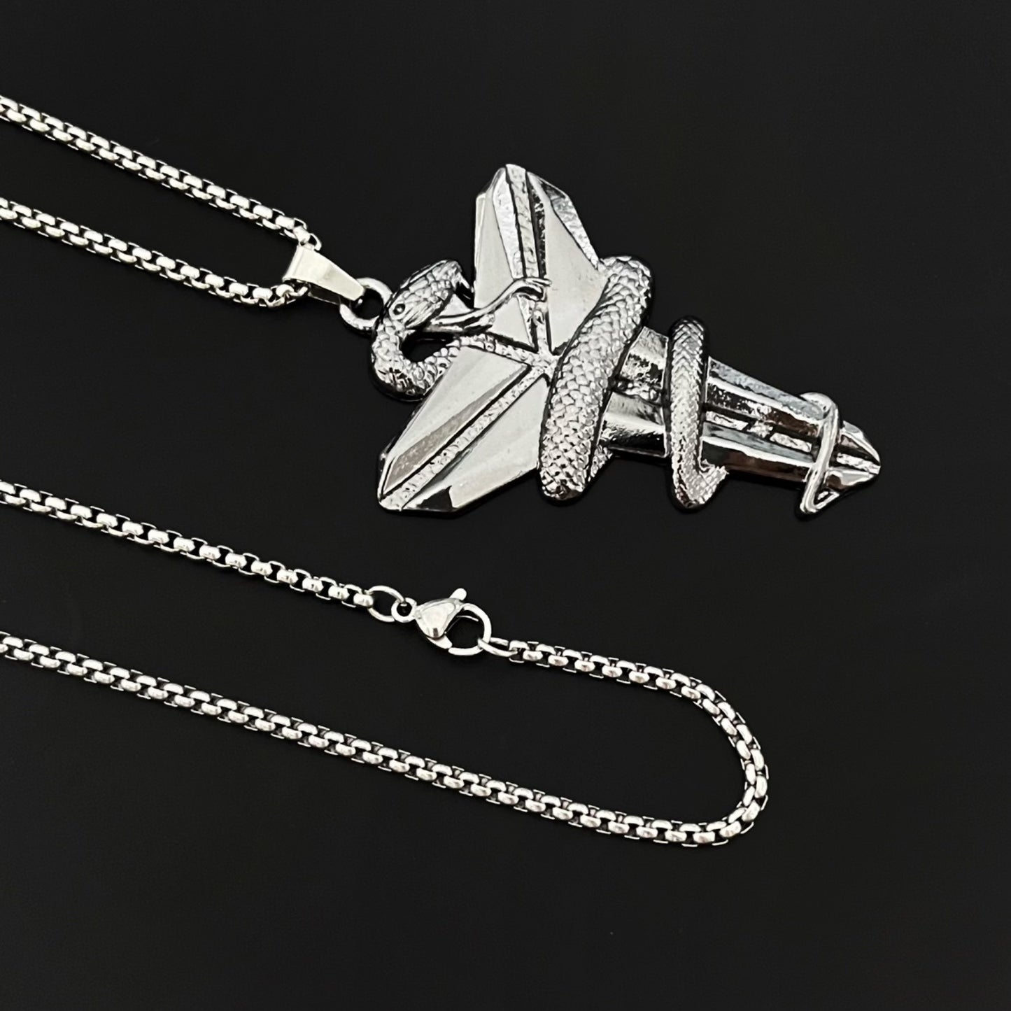Hip-Hop Style Cross Pendant For Men, Zinc Alloy Material With Asymmetrical Craftsmanship