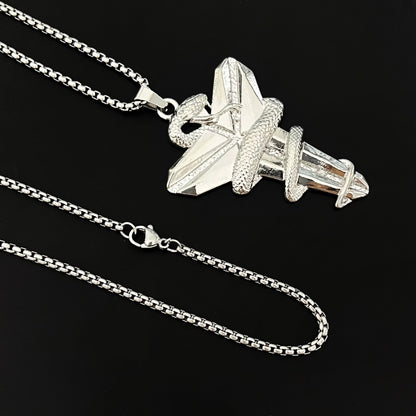 Hip-Hop Style Cross Pendant For Men, Zinc Alloy Material With Asymmetrical Craftsmanship