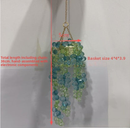 Crystal Plastic Car Hanging Accessory For Automotive Interior Decoration