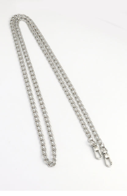 Solid Color Metal Bag Strap In Streetwear Style For Bag Accessories