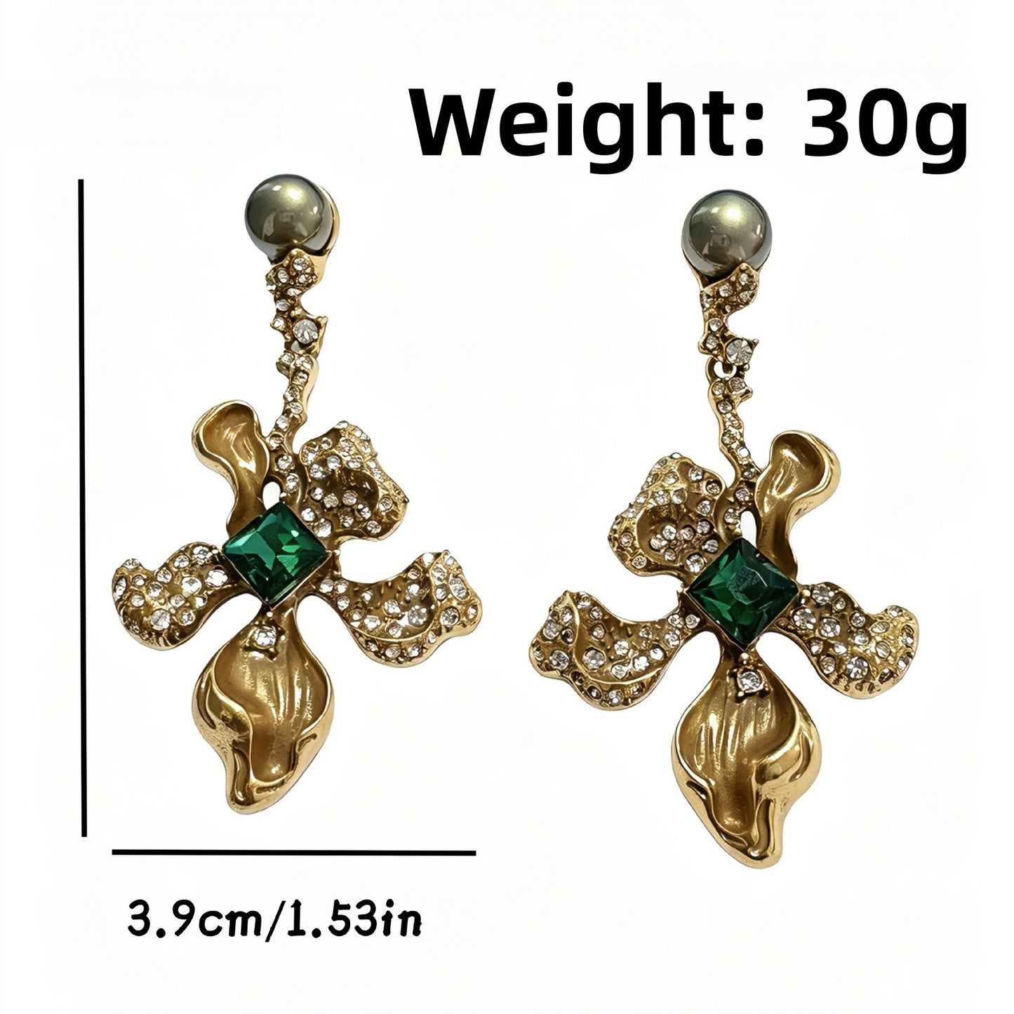 Unisex Silver Flowers Stud Earrings For Everyday Wear Featuring 925 Sterling Silver Posts And Crystal Inlay