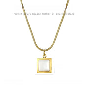 Square Shell Necklace