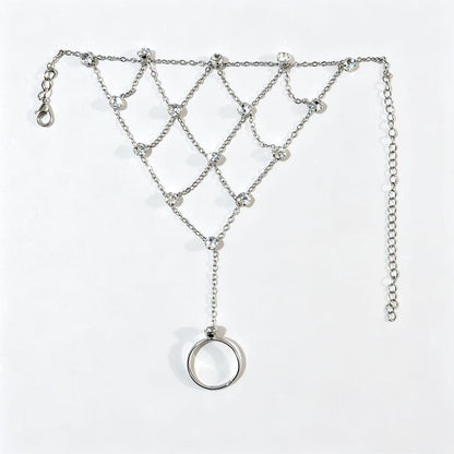 Novelty Hand Chain Bracelet For Women Featuring Copper Chain Material With Electroplated Gold Plating Process