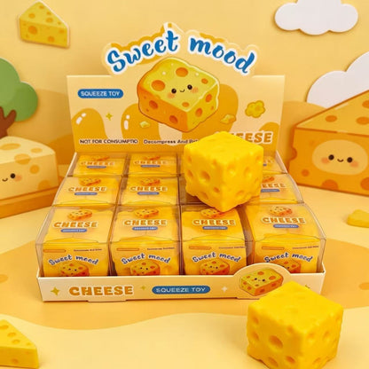 Square Squishy Toy Made Of TPR Material Featuring Novelty Style Slow Rebound For Stress Relief