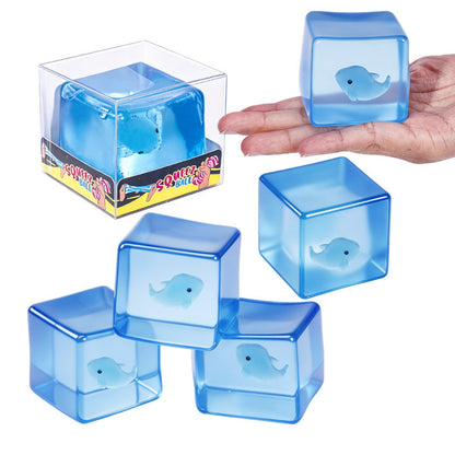 Whale Squishy Toy Made Of TPR Featuring Luminous Craft, Available In 12 Pieces For Stress Relief