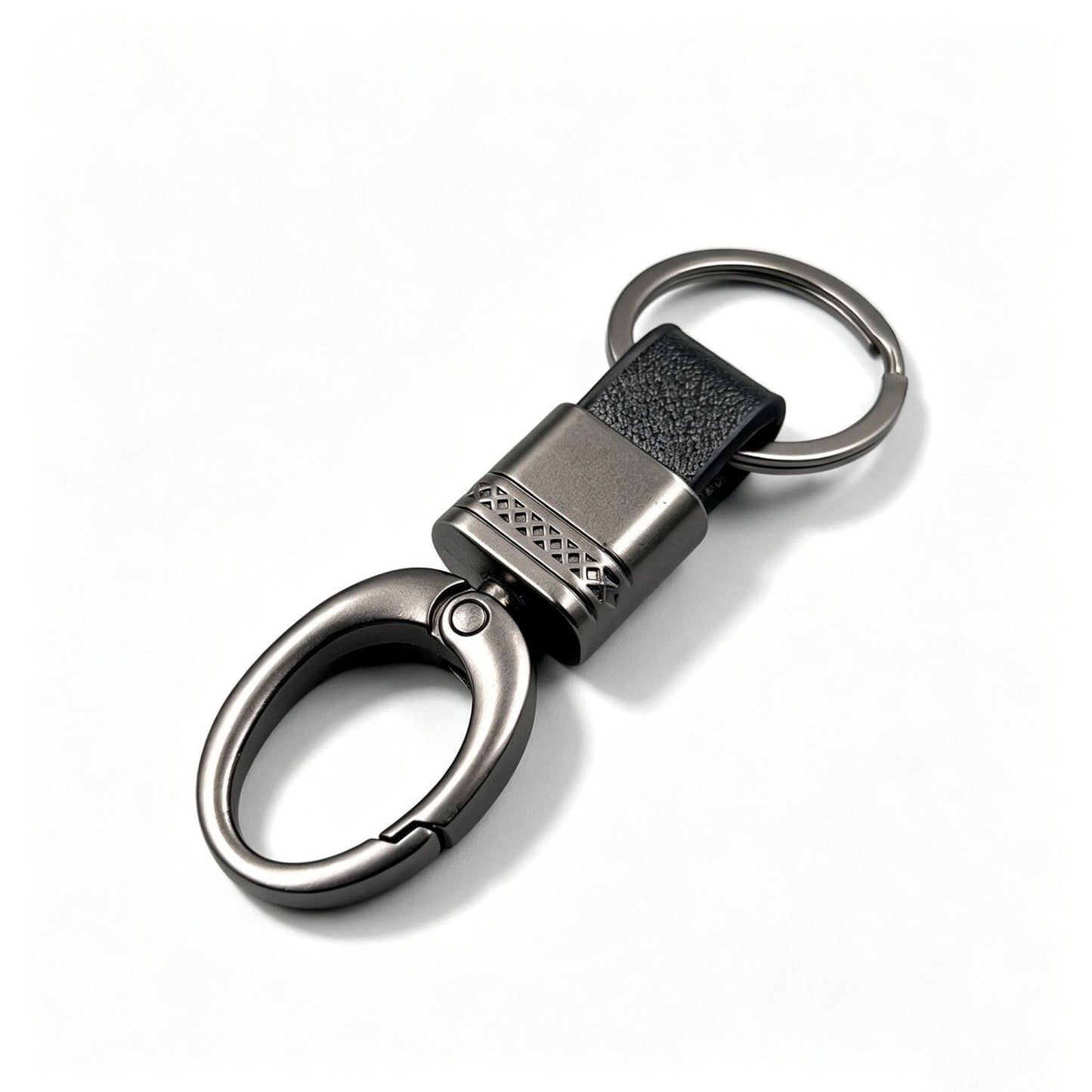 Christmas Key Chains In Dyed Black Featuring Durable Zinc Alloy Material