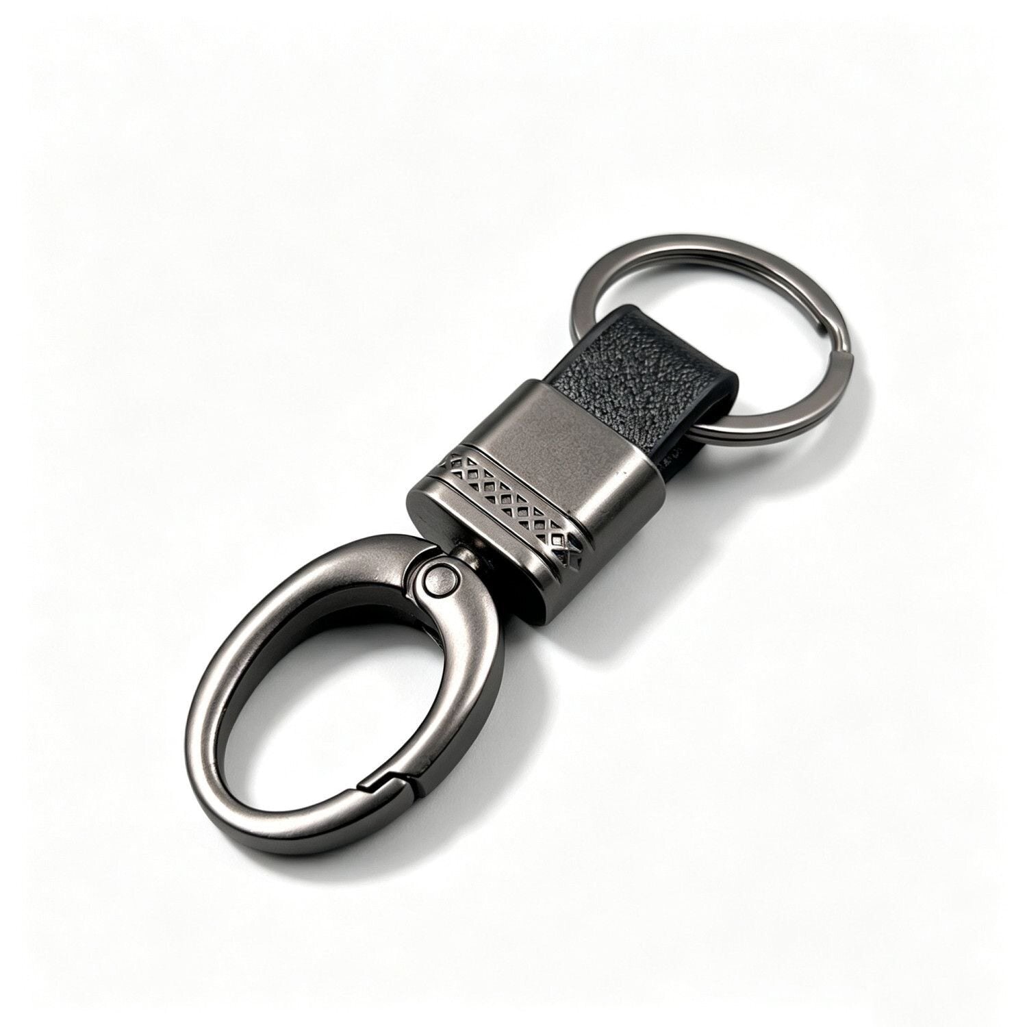 Christmas Key Chains In Dyed Black Featuring Durable Zinc Alloy Material