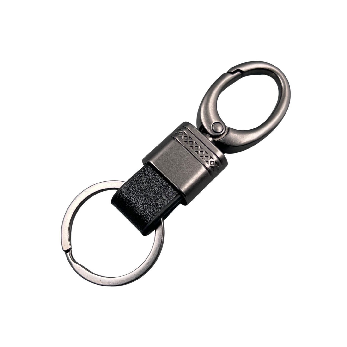 Christmas Key Chains In Dyed Black Featuring Durable Zinc Alloy Material
