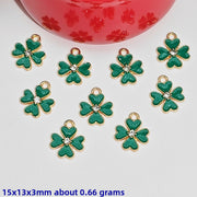 G1032 Green Four-Leaf Clover KC Gold