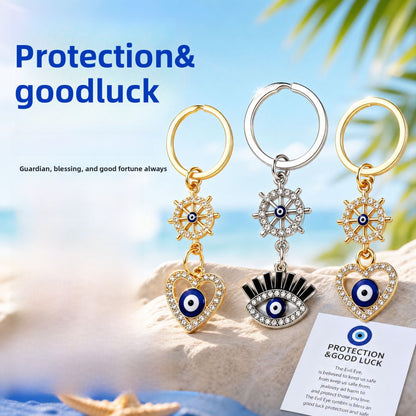Gold Rudder Key Chain Made Of Durable Alloy, Stylish And Functional Accessory