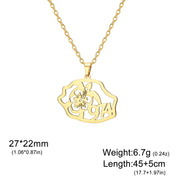 Gold Necklace - Reunion Island Sea Turtle (18K Real Gold Plated)