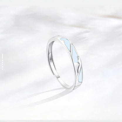 Butterfly Couple Rings In Copper Featuring Waterproof Non Tarnish Electroplated Craft With Sweet Style