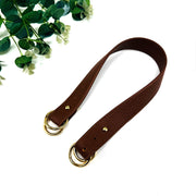 Brown Adjustable Monk-style Shoulder Strap