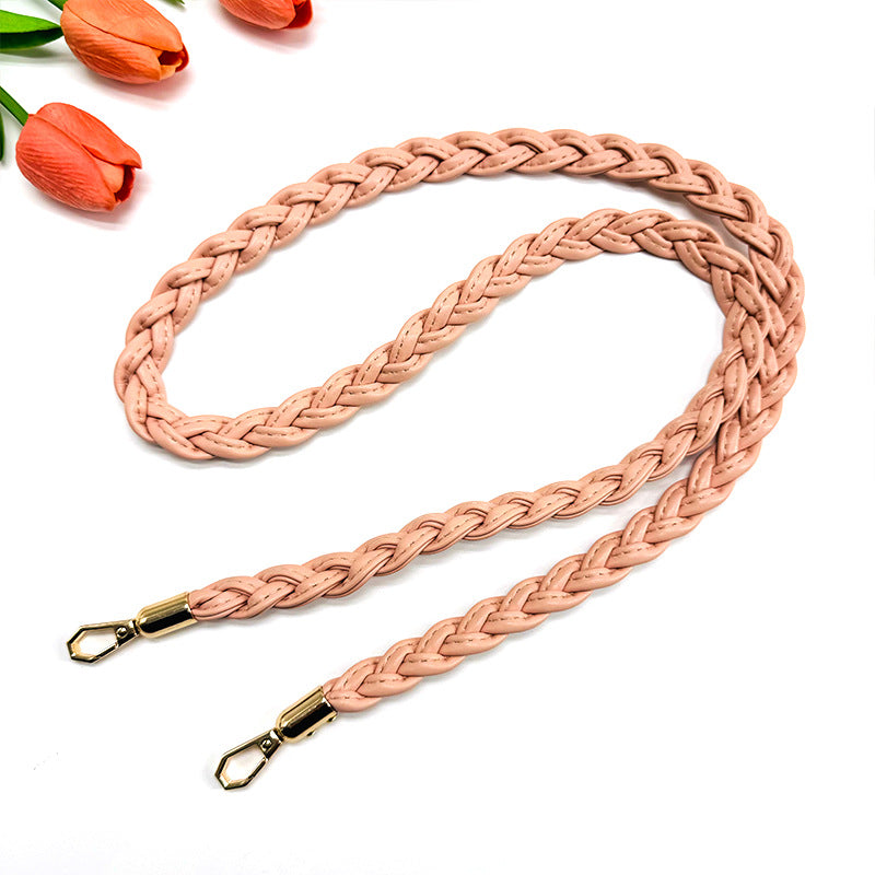 Handmade Braid Bag Strap In Durable PUR Material, Stylish And Comfortable Accessory For Your Bags