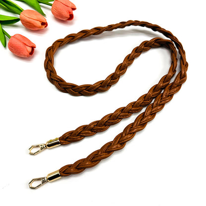 Handmade Braid Bag Strap In Durable PUR Material, Stylish And Comfortable Accessory For Your Bags