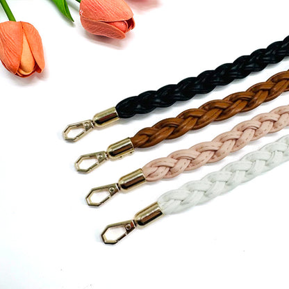 Handmade Braid Bag Strap In Durable PUR Material, Stylish And Comfortable Accessory For Your Bags