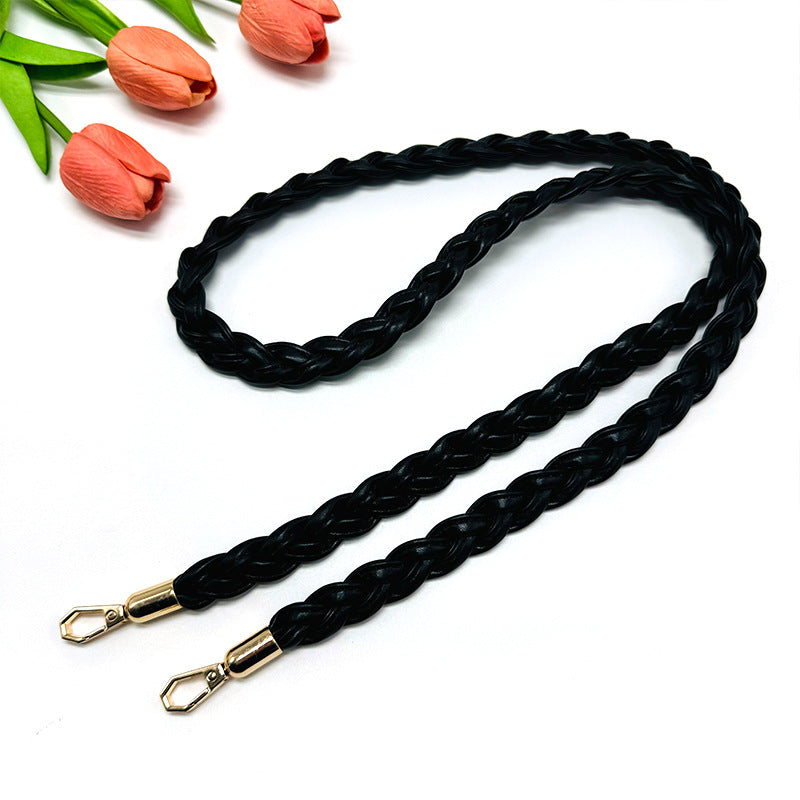 Handmade Braid Bag Strap In Durable PUR Material, Stylish And Comfortable Accessory For Your Bags
