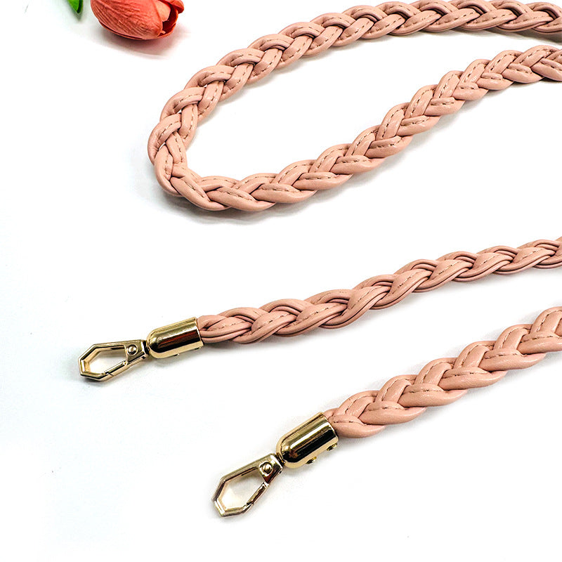 Handmade Braid Bag Strap In Durable PUR Material, Stylish And Comfortable Accessory For Your Bags