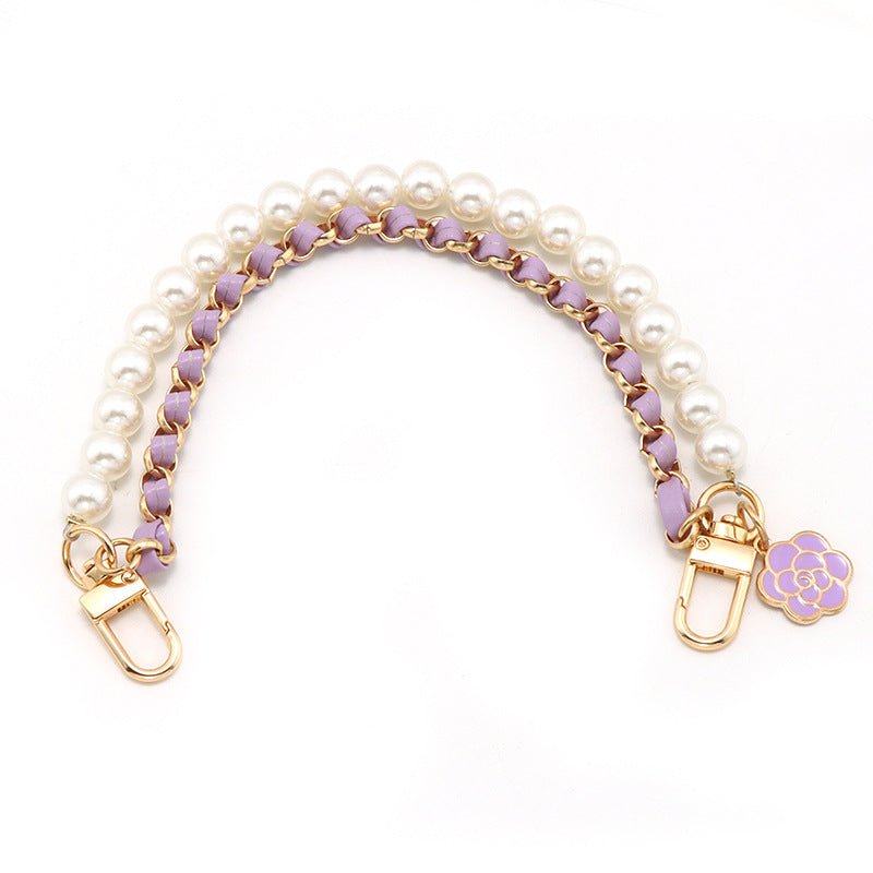 Pearl Bag Strap Made Of Durable Metal For Stylish And Elegant Bag Accessories