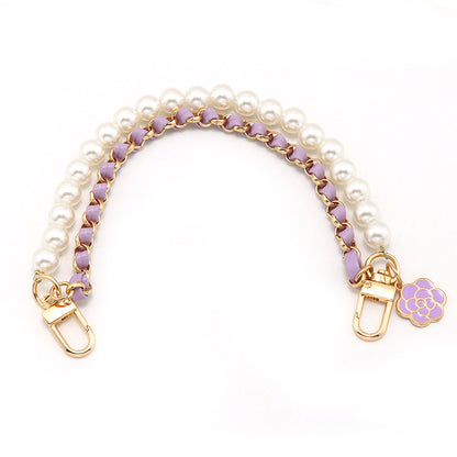 Pearl Bag Strap Made Of Durable Metal For Stylish And Elegant Bag Accessories
