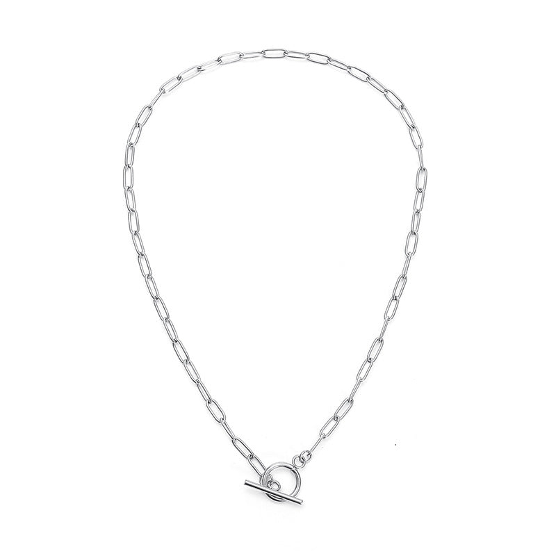 Waterproof Non Tarnish Cross Pendant Necklace In Titanium Steel With Electroplated 304 Stainless Steel Cable Chain, Unisex