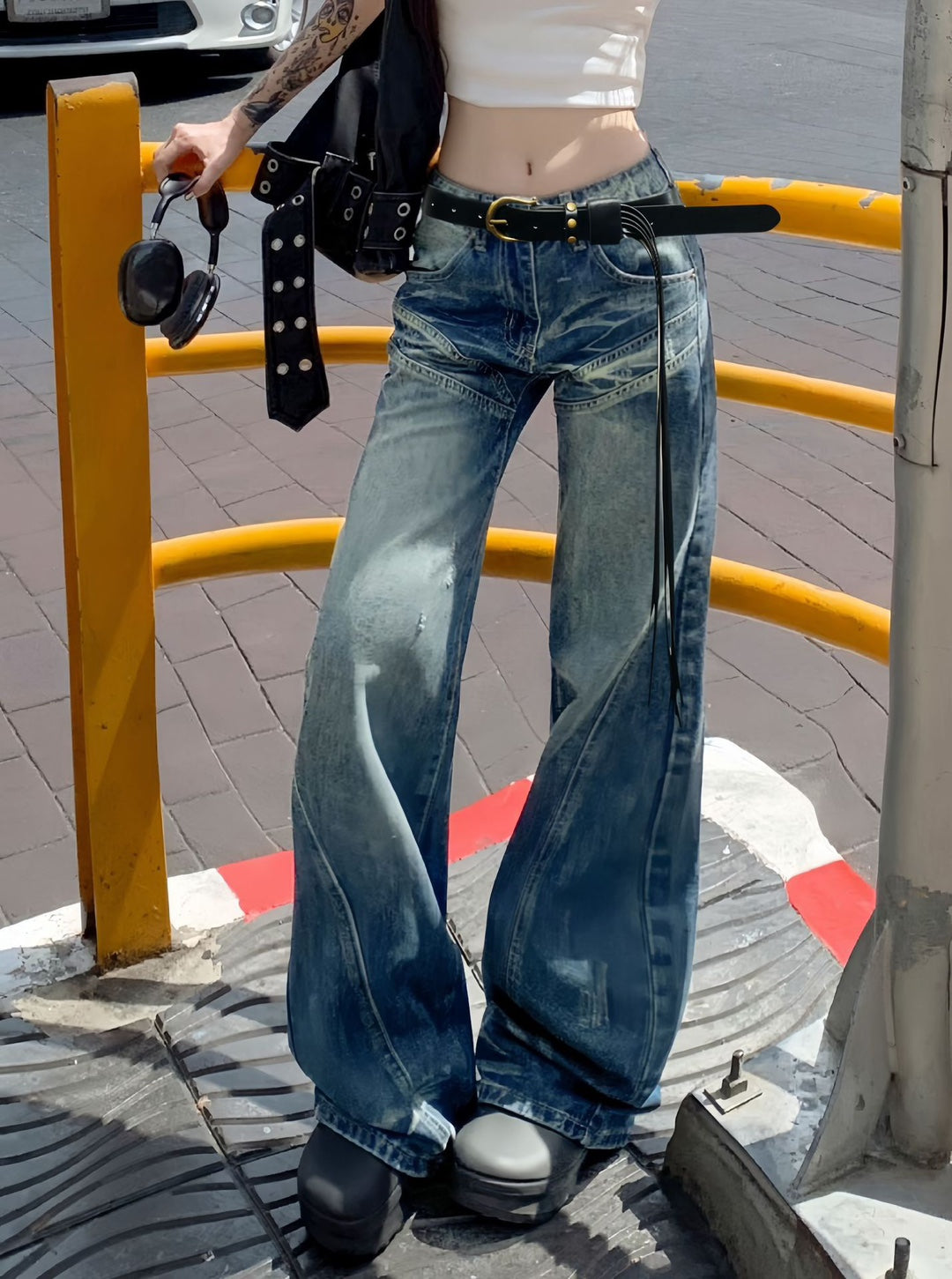 Women’s Commute Tassel Belt In PU Leather With Alloy Pin Buckle, Stylish And Durable Accessory