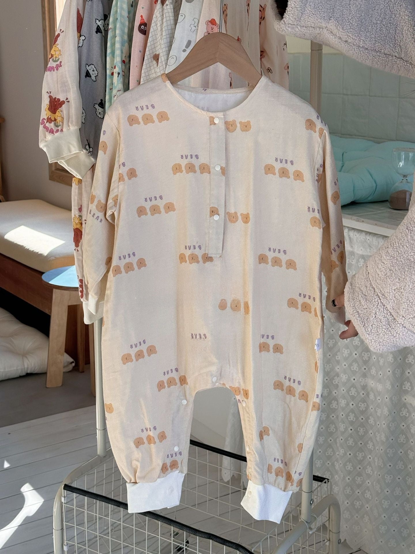 Baby General Dog Cotton Romper With Printing, Inelastic Fabric For Baby 9-12M (80cm)