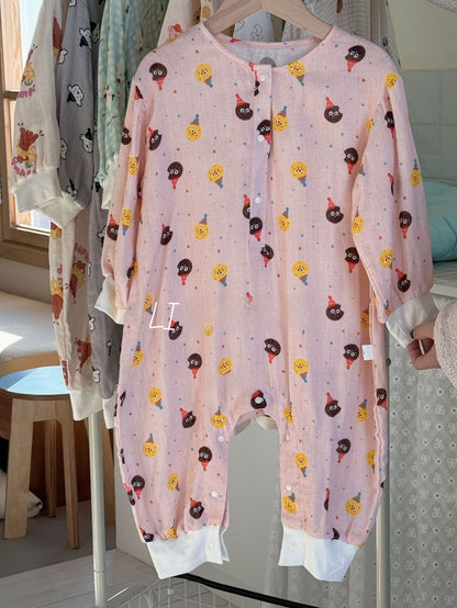 Baby General Dog Cotton Romper With Printing, Inelastic Fabric For Baby 9-12M (80cm)