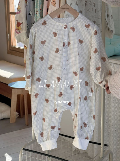 Baby General Dog Cotton Romper With Printing, Inelastic Fabric For Baby 9-12M (80cm)