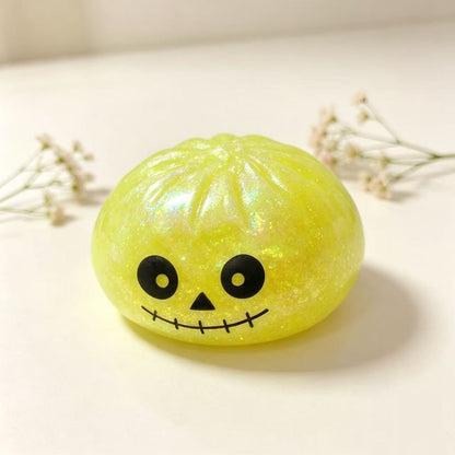 Halloween Pumpkin Squishy Toy Made Of Soft TPR Material, Available In Vibrant Colour, Perfect Slow Rebound Toy