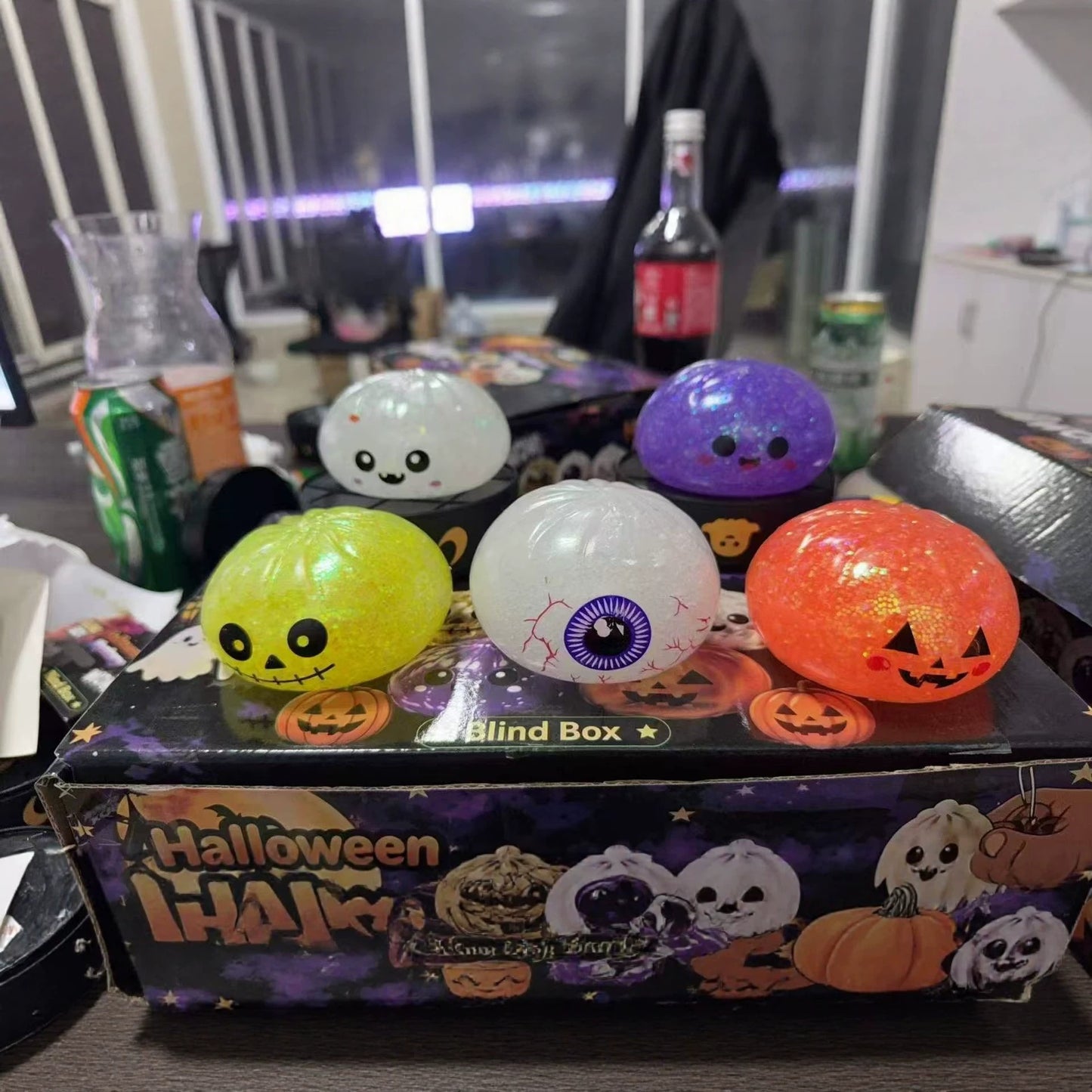 Halloween Pumpkin Squishy Toy Made Of Soft TPR Material, Available In Vibrant Colour, Perfect Slow Rebound Toy
