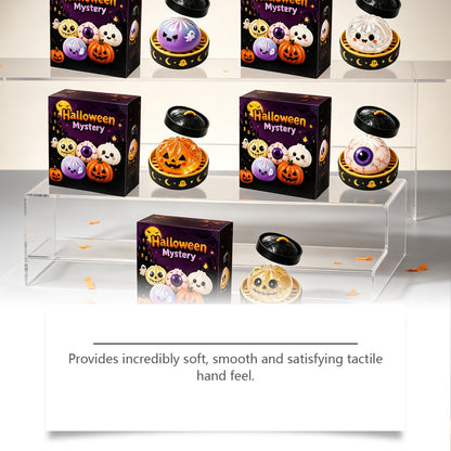 Halloween Skull Squishy Toy Made Of TPR, Novelty Gold Stress Relief Toy For Halloween