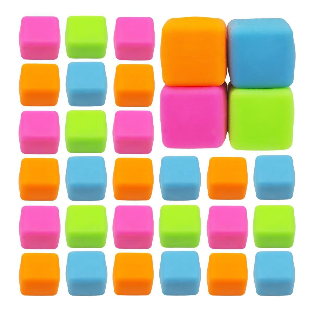 Square Squishy Toy Made Of Soft TPR Material, Perfect Stress Relief Toy