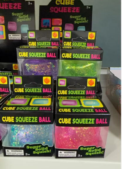 Ice Cube Squishy Toy Made Of Soft TPR Material, Perfect Stress Relief Toy