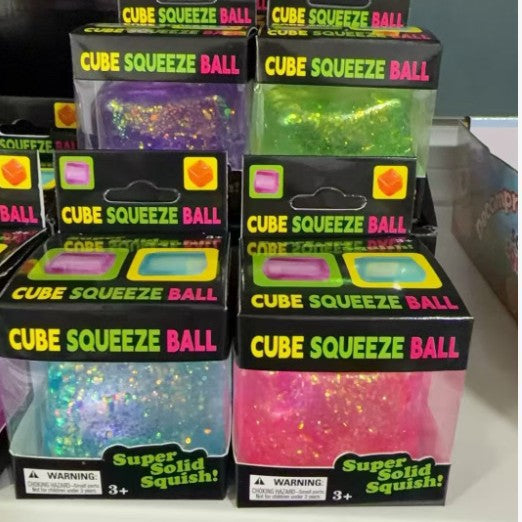 Ice Cube Squishy Toy Made Of Soft TPR Material, Perfect Stress Relief Toy