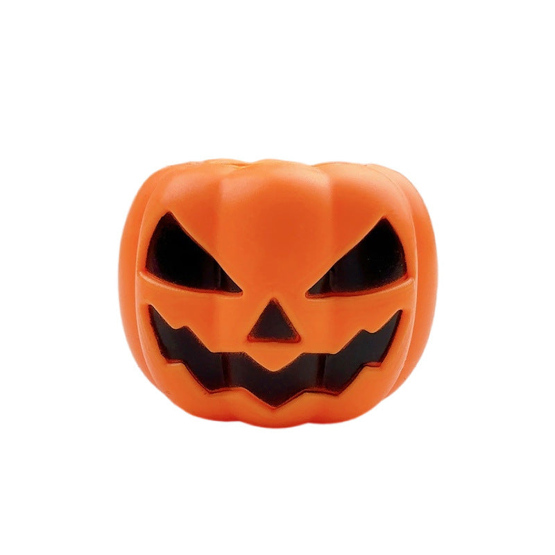 Halloween Pumpkin Squishy Toy Made Of PVC, Funny Style Stress Relief Toy For Halloween