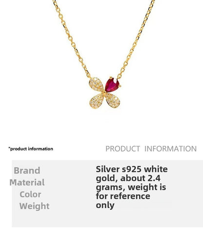 Silver Pearl Necklace For Women In 925 Sterling Silver With Electroplated Finish And Cable Chain