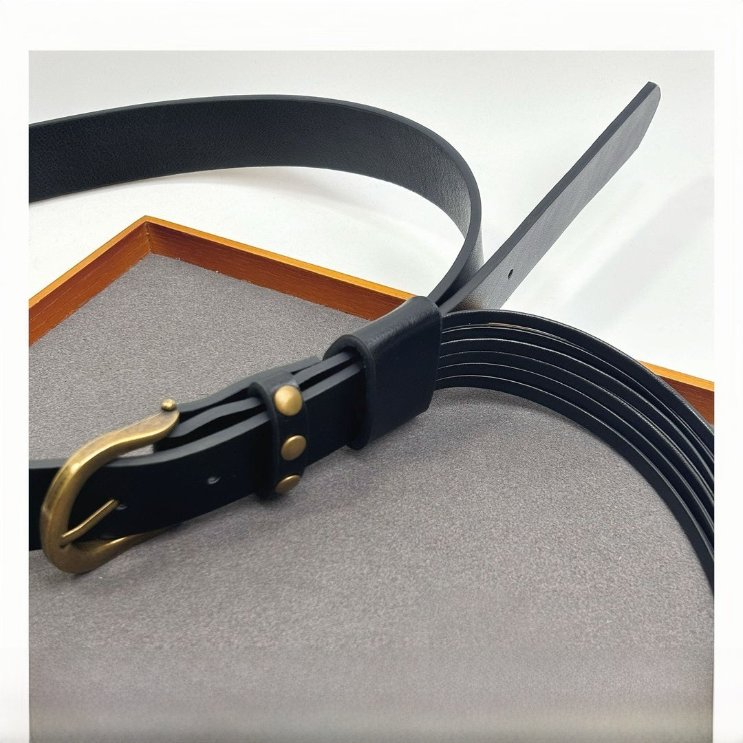Women’s Commute Tassel Belt In PU Leather With Alloy Pin Buckle, Stylish And Durable Accessory