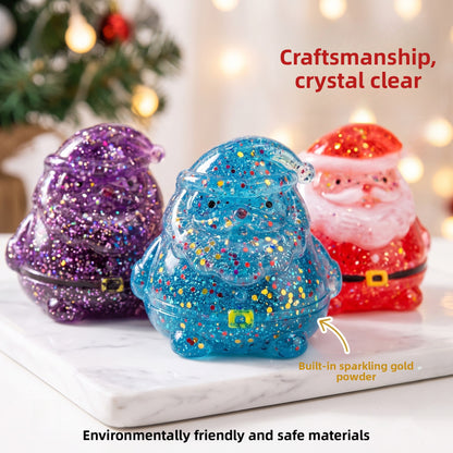 Christmas Santa Claus Squishy Toy Made Of Soft TPR Material, Multicolor Stress Relief Toy For Holiday Fun