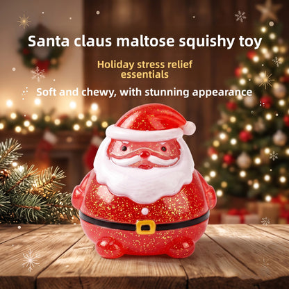 Christmas Santa Claus Squishy Toy Made Of Soft TPR Material, Multicolor Stress Relief Toy For Holiday Fun