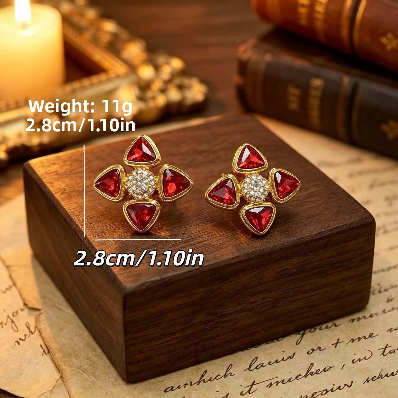 Geometric Stud Earrings For Unisex Featuring Blue Rhinestones And Zinc Alloy With 925 Sterling Silver Ear Pins