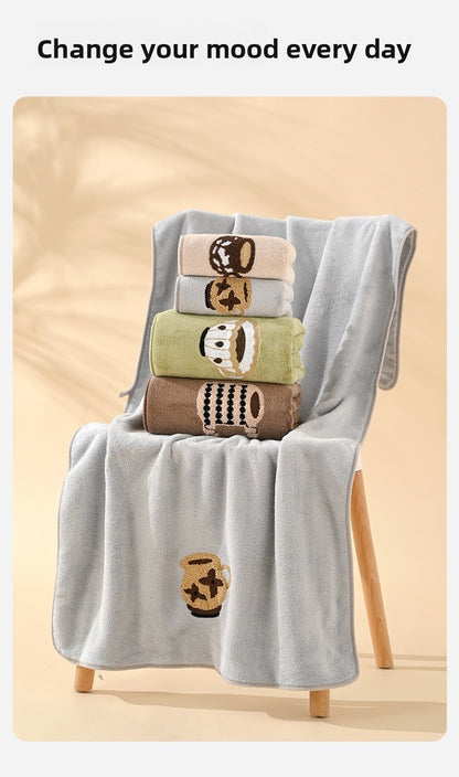 Premium Towels Set For Home Textiles & Decor, Soft And Absorbent Bath Towels Collection
