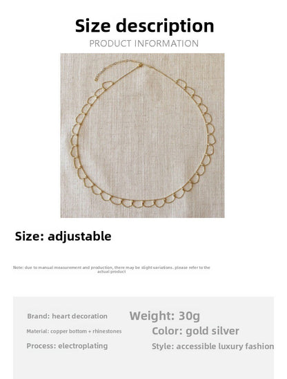 Silver Women's Waist Chain With Geometric Pattern, Rhinestones And Artificial Gemstones, Electroplated Finish