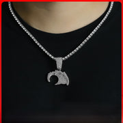 Tennis Chain + Pendant Silver