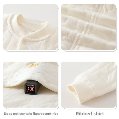 Cartoon Children's Coat Made Of Over 90% Cotton, Warm And Comfortable For Babies 0-2 Years, Ideal For Daily Wear